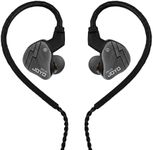 JOYO in Ear Monitor Headphones Wired IEM Earphones Noise Canceling High Resolution with Hybrid Drivers and Two Detachable Cables for Audio Recording Gaming Musicians (JMH-05)