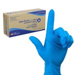 Dynarex Safe-Touch Nitrile Exam Gloves, Powder-Free, X-Large, 100 Count Box