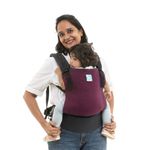 Kol Kol Baby Carrier Infant Carrier Bag,100% Hand Woven Cotton,Light-Weight,Safe&Ergonomic Baby Carry Bag&2 Carry Positions,For 4 M-3 Y Old Baby,Ink-Suitable For Men&Women Without Hood,Maroon