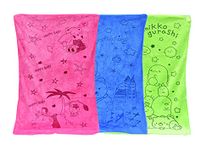 THE LITTLE LOOKERS Baby Bath Towel for Newborn/Baby/Kids | Super Soft Baby Bath Towel Set for Infants (0-3 Years) (Pink,Blue&Green, Pack of 3)