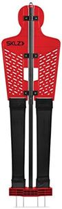 SKLZ Training Defender Equipo de Entrenamiento de fútbol, Ligero, Duradero, portátil y fácil de Instalar, Negro/Rojo, 183 cm, Unisex, Talla única