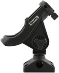 Scotty 0280-BK Baitcast/Spin Rod Holder, Black, Post MNT