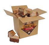 Smoak Firewood’s Cooking Wood Chunks (Competition Grade) USDA Certified for Smoking, Grilling or Barbequing (White Oak 25-30lbs 1728 Cubic in.)