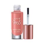 Lakmé 9To5 Primer + Gloss Nail Colour, Peach Blossom, 6 ml