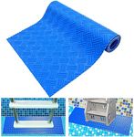 Bekeify Swimming Pool Ladder Mat 23×90 cm Swimming Pool Stair Safety Pad with Non-Slip Texture Anti-skidding Step Pad for Above Ground and Inground Pool Swimming Pool Ladder Pad Protective