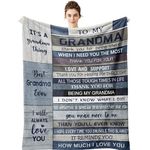 Yamco Grandma Gifts - Birthday Gifts for Grandmother 80" x 60" Blanket - Best Grandma Gifts - Great Gigi Gifts for Grandma - Unique Birthday Gifts for Grandmother - Grandmom Gift Ideas for Mimi Nana