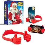 Santa's Claws Phone Stand Thumbs Up Stocking Stuffers for Teens 2024 White Elephant Gift Exchange in Boys Funny Box for Her Him Men Women Android iPhone Stand Girls Silicone