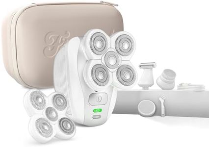 Freebird FlexSeries Electric Razor for Women - Silk Smooth Legs, Body Hair, & Pubic Shaver - for Private Area, Sensitive Skin, Bikini Trimmer (Shaver Kit + Replacement Blade + Travel Case)