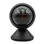 VENEKETY High Precision Adjustable Compass Navigation Electronic Compass Boat Compass Dash Mount for Marine Boat Ship Car