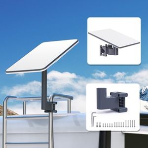 Starlink Mini RV Ladder Mount, EDUP LOVE Starlink Roof Rack Mount, Starlink Pole Mount, Starlink Internet Kit Satellite with Pipe Adapter for RV, Load-Bearing 200lbs, Installation Range 0.8-1.97”