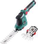 POSENPRO Cordless Grass Shear & Hedge Trimmer 7.2V, 2 in 1 Handheld Shrubbery Trimmer Shrub Shears, Electric Grass Trimmer Hedge Shears/Grass Cutter, Rotatable & Non-Slip Handle, Type-C Cable Included