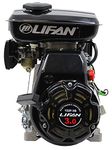 Lifan LF152F-3Q 3 HP 97.7cc 4-Stroke OHV Industrial Grade Gas Engine with 18mm Keyway Shaft, Recoil Start and Universal Mounting Bolt Patterns