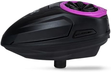 HK Army Sonic Plus Paintball Loader and Speed Feed 16+ BPS Hopper (Black/Purple)