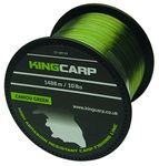 KING CARP - 1/4 lb Spools of CAMOU GREEN Bulk Extra Strong Monofilament Carp & Specimen Coarse Fishing Line - Breaking Strains (10lb) [13-369-10]