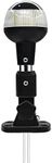 Sebnux White LED Fold Down Boat Stern Light Boat Anchor Light for Pontoon and Fishing Boat (6 Inch New Version)