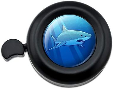 GRAPHICS & MORE Great White Shark Realistic Bicycle Handlebar Bike Bell