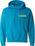 Weezer Unisex-Adult Standard Retro Island in The Sun Hoodie, Antique Sapphire, Medium