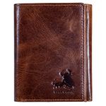 BULL GUARD Best Trifold Wallets for Men and RFID Wallets for Men Genuine Leather Wallet Great for Work, Travel, Outdoors with ID and a Secret Pocket