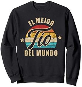 El mejor tío del mundo vintage retro Sudadera