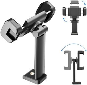 Voinap Phone Mount with 1/4" Screw Thread, 360 Rotate 180 Tilt Phone Holder Replacement, Cold Shoe, Versatile Mount Adapter for iPhone, Tripod, Selfie Stick, Camera Stand