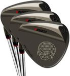 Yamato Left Handed Golf Wedge Set 52 56 60 & Individual Wedges – Forged, CNC Milled Sand, Lob, Gap, Pitching Wedge for Lefties (LH01-52 56 60 Degree)