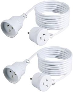 [2PK] Handy Hardware 3M Piggy Back Extension Lead: Convenient and Versatile Power Extension Solution
