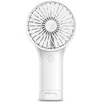 VERSAINSECT table Fan Max 20Hrs, 4 Speeds Strong Wind USB Rechargeable Personal Mini Fan Desk Fan for Girls Women Kids Traveling Outdoor Office-Black