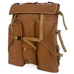 JJRING Large Art Portfolio Bag, Heavy Duty Artist Backpack with Handheld Strap, Art Supply Tote Bag for Carrying 18x24 Artwork, Drawing Boards (Brown)