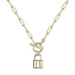 Turandoss Lock Necklace, 14K Gold P