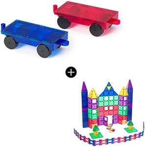 Playmags 150 Piece Set 2 Piece Car Set