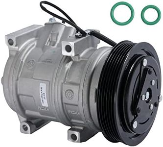 Automotive AC Compressor - Compatible with Acura & Honda Vehicles - MDX, TL, Accord, Odyssey, Pilot & Ridgeline - Replaces 38810RCAA01, 10736C, 639318 - HVAC Air Conditioning Compressor