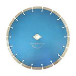 Meacase 10 inch Segmented Diamond Saw Blade for Concrete Masonry Brick Block Stone with DM-7/8"-5/8" Arbor