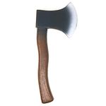 Skeleteen Lumberjack Costume Prop Toy - Wood Look Hatchet Axe Props for Party - 1 Piece