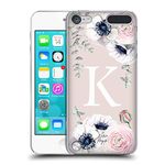 Head Case Designs Officially Licensed Nature Magick Letter K Floral Monogram Pink Flowers Hard Back Case Compatible With Apple iPod Touch 5G 5th Gen