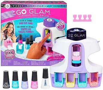 Cool Maker, GO Glam U-nique Metallic Nail Salon with 200 Icons and Designs, 4 Bonus Polishes, Stamper & Dryer, Nail Kit for Girls, Amazon Exclusive