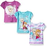 Disney Girls' Minnie Mouse 3-Pack T-Shirts, Purple, 2 Years