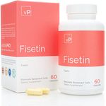 Fisetin 100mg x 60 Capsules - Third Party Tested Over 98% Purity - Natural Fisetin Supplement - Vitality Pro