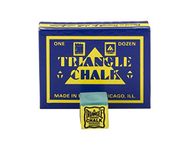 Triangle TRIANGLE Pool & Snooker Table Cue Chalk GREEN 12 Cubes