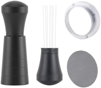 58mm WDT Tool Espresso Accessories Kit,GdHaHSP Dosing Funnel and Puck Screen Set,Espresso Stirrer Distribution Tool,Espresso Whisk for espresso tools