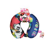 GAMME Canvas Multicolour Disney Minee Mouse Character Neck U Type Pillow Cushion