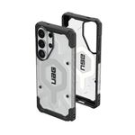 URBAN ARMOR GEAR UAG for Samsung Galaxy S26 Ultra Case 6.9" Pathfinder Clear - Magnetic Charging Compatible Transparent Rugged Military Drop Tested Protective Cover, Ice/Silver