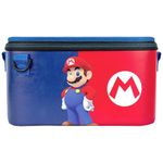 PDP Gaming Officially Licensed Switch Pull-N-Go Travel Case - Mario - Semi-Hardshell Protection - Protective PU Leather - Holds 14 Games and Controller - Works with Switch OLED and Lite