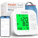 iHealth® Track - Smart Upper Arm Blood Pressure Monitor, Bluetooth Compatible for iOS & Android Devices