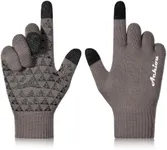 Achiou Winter Gloves for Men Women, Touch Screen Texting Warm Gloves with Thermal Soft Knit Lining,Elastic Cuff