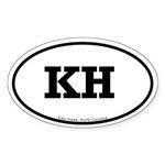 CafePress Kitty Hawk, NC Oval Sticker Oval Bumper Sticker Car Decal