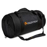 Celestron 94026 Telescope Bag for 8” Schmidt Cassegrain and EdgeHD Optical Tubes – Water-Resistant and Durable Carry Case with Protective Walls, Accessory Pocket and Padded Strap, Black