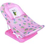 1st Step Baby Bather with 3 Level Recline and Anti-Skid Base (Pink)