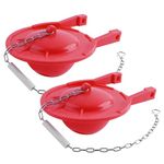 Hibbent 2 Pack Large 3-Inch Toilet Flapper Replacement Compatible with TOTO Flapper Model G-Max, THU138S, THU175S and THU331S- Oversized Sealing and Easy to Install