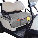 PGmoon Golf Cart Seat Covers, Universal Golf Cart Seat Towel Blanket with 4 Front Pockets & Nonskid Bottom Fits for EZGO, Yamaha, Club Car and More 2 Person Seats Golf Carts