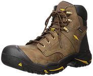 KEEN Utility Men's MTVernon 6inch Steel Toe Waterproof Work Boots, Cascade Brown, 11.5